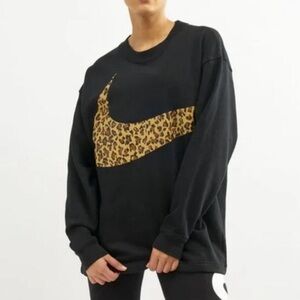 Nike animal print sweatshirt